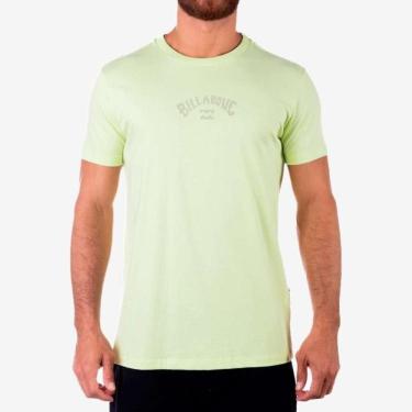 Imagem de Camiseta Billabong Mid Arch Masculina - Verde limao - G-Masculino