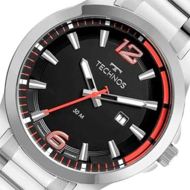 Imagem de Relógio Masculino De Pulso Analógico Prata Original Technos