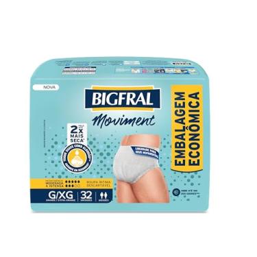 Imagem de Roupa Íntima Bigfral Moviment G/XG 32 Unidades