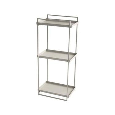 Imagem de Estante Tripla Wire Aço Carbono Porcelana - LINEE