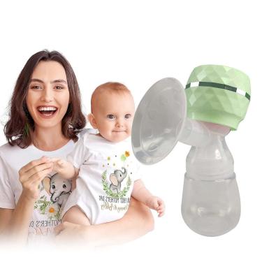 Imagem de Bomba de Tirar Leite Materno Extratora Eletrica Recarregavel Bateria USB Mamadeira Amamentação Massagem Portatil