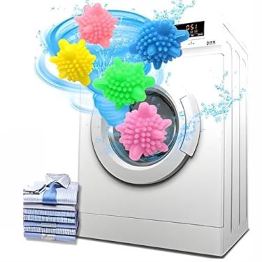 Imagem de 【8Kits, 8 unidades】, Bolas de Secagem Rápida, Esferas Bolinhas P/Lavar Roupas Na Maquina, Bolinhas Mágicas Para Lavar Roupas, Elimina Sujeira Nas Roupas, Auxiliar a Limpeza Das Roupas, Econômico, "Shop Brasil""