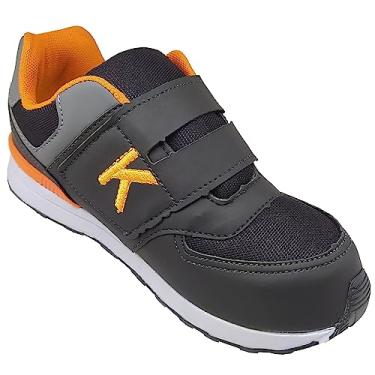 Imagem de Tênis Infantil Masculino KidStar Escolar Preto sem Cadarço Tamanho:27;Cor:Preto