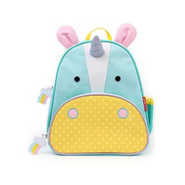 Imagem de Mochila Infantil Unicórnio Zoo Skip Hop Espaçoso e Forro Fácil de Limpar