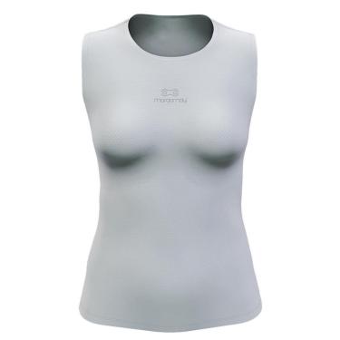 Imagem de Camisa Regata Feminina Marcio May Sports Segunda Pele Air Branca-Feminino