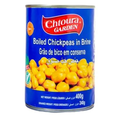 Imagem de Grão De Bico Em Conserva 400g Chtora Garden
