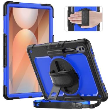 Imagem de Timecity Capa para tablet Samsung Galaxy Tab S10 Ultra/S9 Ultra/S8 Ultra 14,6 polegadas - Capa protetora resistente com protetor de tela, suporte, alça de ombro e suporte para caneta S | Adequado para