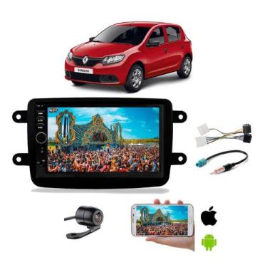 Imagem de Mp5 Central Multimidia Moldura Sandero 2008 2009 + Camera - Sp. Reposi