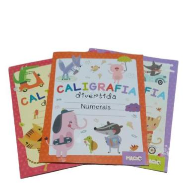 Imagem de Kit com 3 Livros de Caligrafia, Alunos, Professores, Escola, Letra Bas