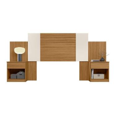 Imagem de Cabeceira Extensível com 2 Mesas de Cabeceira Flex Araguaia Moval, Fre