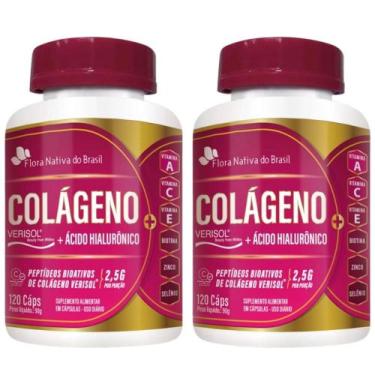 Imagem de 2x Colágeno Verisol + Ácido hialurônico + Biotina + Selênio + Zinco + 