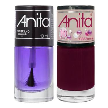 Imagem de Esmalte Parceria Coleção 10 anos + Top Brilho 10ml Anita -
