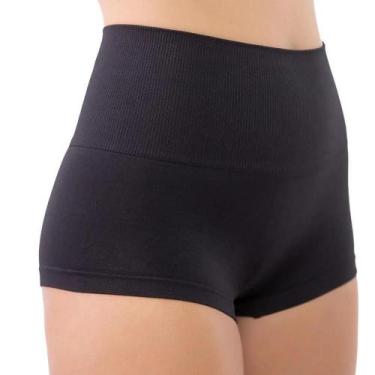 Imagem de Calcinha Boxer Microfibra DelRio 8250 Modeladora, Preto, M