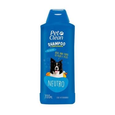 Imagem de Shampoo e Condicionador Pet Clean Neutro para Cães e Gatos - 700ml