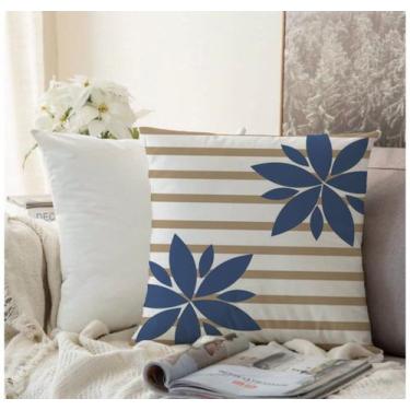 Imagem de Almofada Algodão Estampada Cecile 40x40cm Rafia - FASTLAR