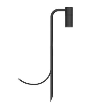 Imagem de Luminária De Chão Balizador Espeto Jardim Foco Preto 50Cm - Singleligh