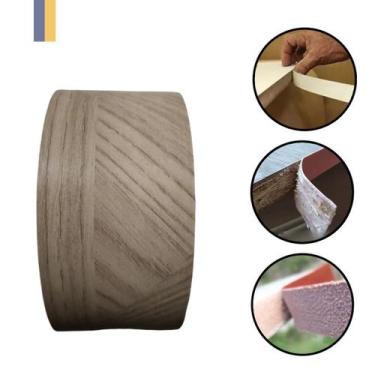Imagem de Fita De Borda Pvc Para Madeira Mdf Artesanal Duratex 40mm X 10m Acabam