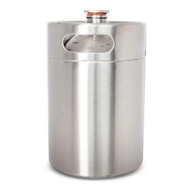 Imagem de Growler De 5 Litros em Inox com tampa - BARRIL VIX, Growler 5L