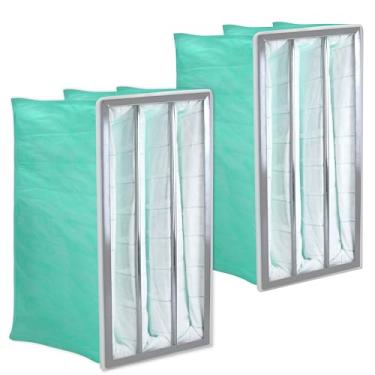 Imagem de 2 peças de substituição de filtro de ar sintético para 750-ER Air-Tech HP Jet AFS-1000B AFS-1000C, JDS 14003 Powermatic 1791082 JET 708733 Sistema de filtragem de ar, 61 x 30 x 30 cm