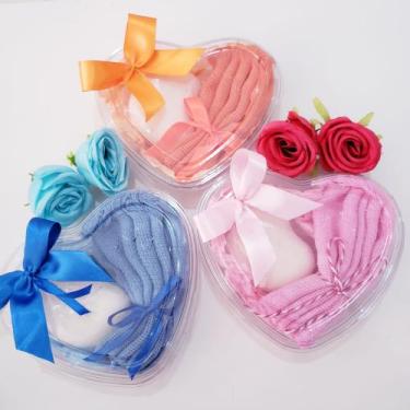 Imagem de 3 Kits Presentes Lembrancinhas Com Sabonete Jequiti  E Toalinha