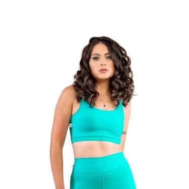 Imagem de Top Poliamida Spandex bojo removível P M G GG PINA - PINA Fitnesswear,