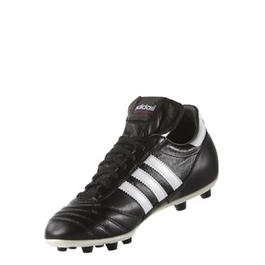 Imagem de adidas Tênis de futebol unissex Copa Mundial, Preto/branco, 11 Women/10 Men