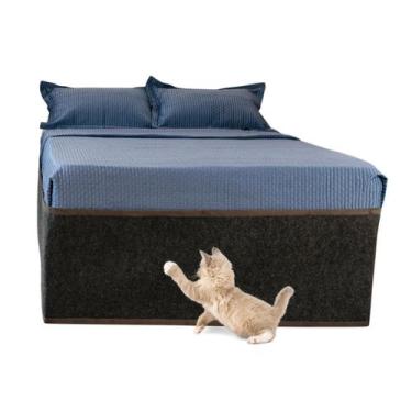 Imagem de Protetor Arranhador Cama Box Para Gatos - Au Au Miau Company, GRAFITE,