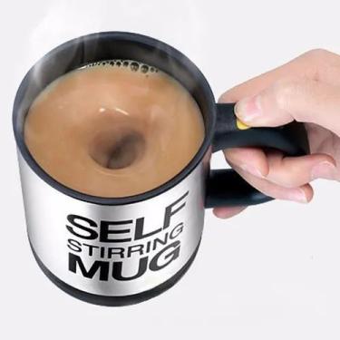 Imagem de Caneca Mixer Eletrica Termica Giratotia Automatica - Self Stirring Mug
