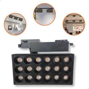 Imagem de Luminária 30w Linear Difusa P/ Trilho Eletrificado Bivolt - VLED