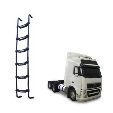 Imagem de Escada Lateral Fh Globetrotter 2019 2020 - 6 Degraus Preto - Bepo