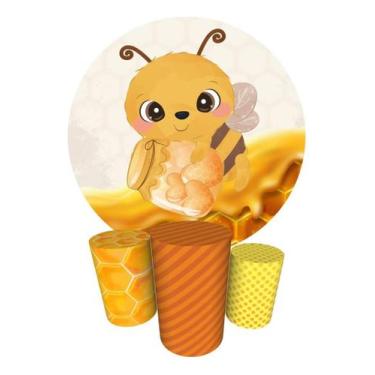Imagem de Trio Capas Cilindro + Painel 1,50m Abelhinha - Fadrix, Abelhinha K1ABL