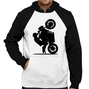 Imagem de Moletom Moto Grau XJ6 - Foca na Moda, Branco, Preto, GG