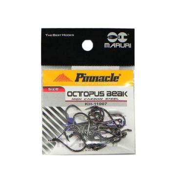 Imagem de Anzol de Pesca Maruri Octopus Beak Aço Carbono N 2/0 20 Peças - Pinnac