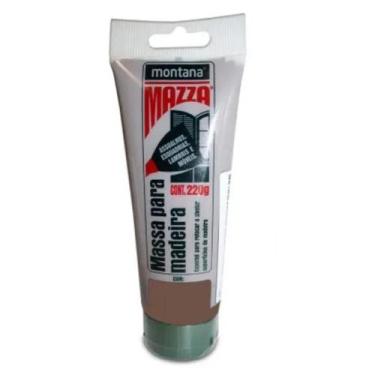 Imagem de Massa Mazza P/ Retocar Nivelar Madeira Montana 220g Imbuia