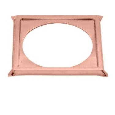 Imagem de Porta Grelha Ralo Click 10x10 Suporte Rose Inox - Montelar Acabamentos