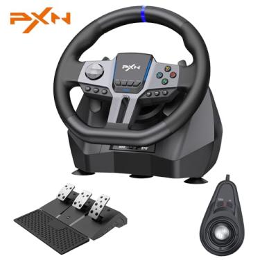 Imagem de PXN Gaming Steering Wheel - V9 GEN2 Xbox Racing Wheel 270/900° Car Simulation with Pedal and Shifter, Paddle Shifters Driving Wheel for PC, PS4, Xbox One, Xbox Series X|S, Switch