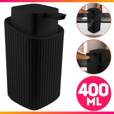 Imagem de Porta Sabonete Liquido Dispenser Álcool Gel Detergente Banheiro Cozinh