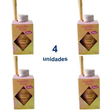 Imagem de 4 Difusor Ambiente Vareta Aromatizante Aromas Odorizador Perfume Casa 