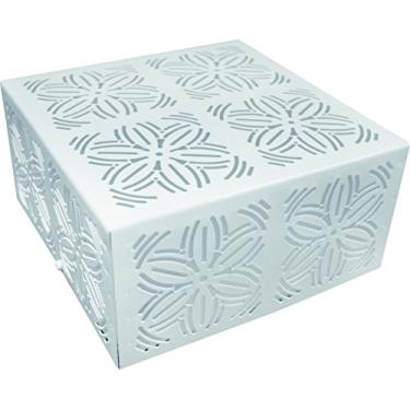 Imagem de Taschibra Renda 106 02080008-01, Plafon E27, 40W, Branco Fosco