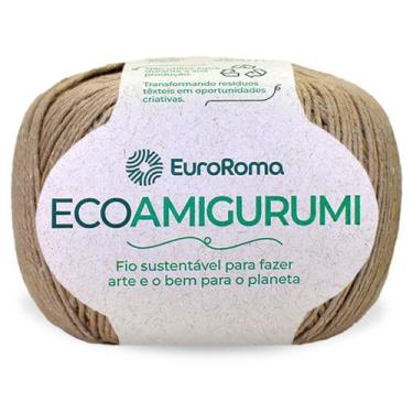 Imagem de Fio Ecoamigurumi Euroroma 254m Linha Amigurumi Várias Cores, 1110 - Be