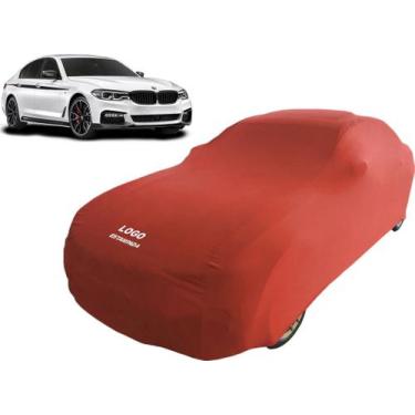 Imagem de Capa De Tecido Para Proteção Do Carro Bmw M5 Luxo - Mz, Vermelha