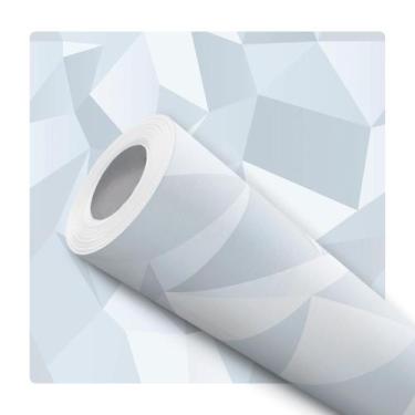 Imagem de Papel De Parede Vinílico Triângulo Geométrico Diamante Quarto Sala 12m