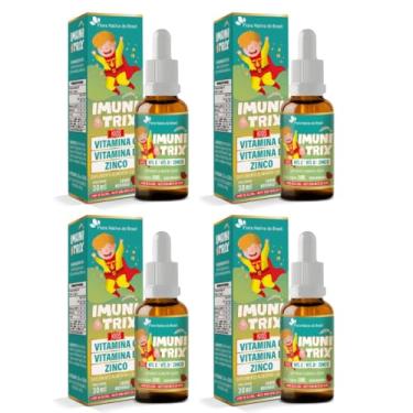 Imagem de 4x Imunitrix Kids Vitamina C+D+Zinco Flora Nativa do Brasil