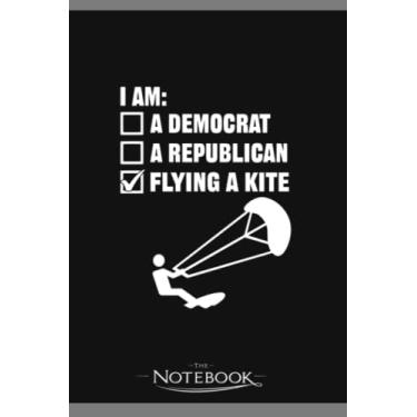 Imagem de Kiteboarding Kitesurfing Sports Kiteboarder Flying A Kite Notebook: 120 pages 6x9 inches| Gratitude Journal Notebook Gift For All Ages All Genders