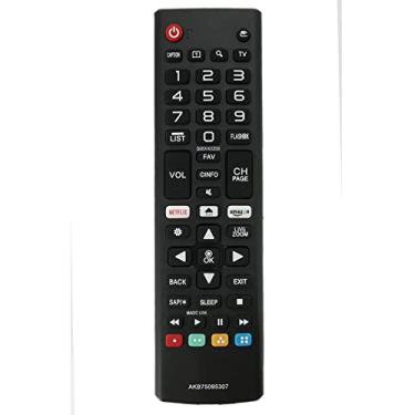 Imagem de PERFASCIN Controle remoto de substituição AKB75095307 adequado para LG LED LCD TV 49LJ5550 49LJ5550-UC 49UJ6050-UC 49UJ6200 49UJ6200-UA 49UJ620M 49UJ620M-UA 49UJ63000-UA - UA 49U. J6350-UC 49UJ6500
