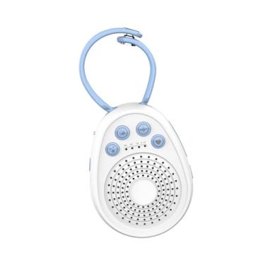 Imagem de predolo Máquina de som de ruído branco acessórios do quarto dispositivo de auxílio ao sono máquina calmante para presente meditação bebê crianças adultos, Azul