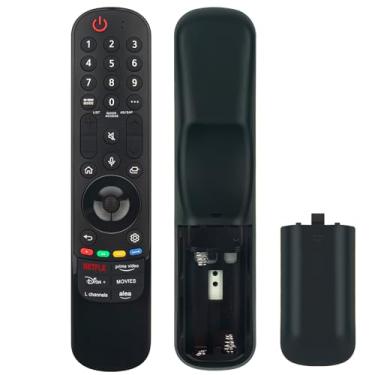 Imagem de AKB76045005 Controle remoto mágico substituído adequado para LG MR24GA com voz e ponteiro para TVs 2023 e TVs LG 2024 OLED42C4AUA OLED42C4PUA OLED48B4AUA OLED48B4PUA OLED48C4AUA OLED48C4PUA