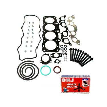 Imagem de DNJ Conjunto de Junta de Cabeçote Hgb985 com Kit de Parafuso de Cabeçote para Toyota Camry 2.2L 2164Cc L4 Dohc 1996-2001