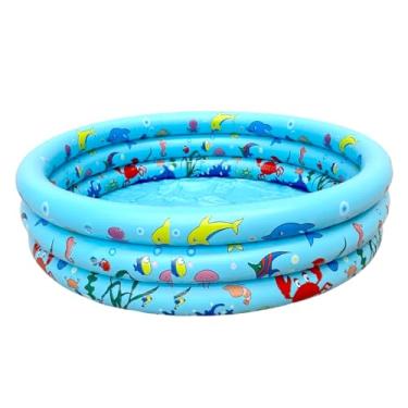 Imagem de Piscina Banheira Infantil Inflável 100 Litros Summer Fun Azul