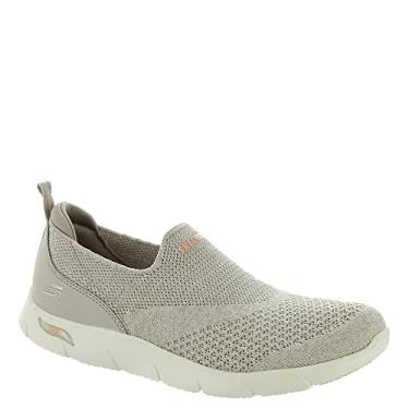 Imagem de Skechers Tênis feminino Arch Fit Refine Don't Go, Cinzento-acastan, 41